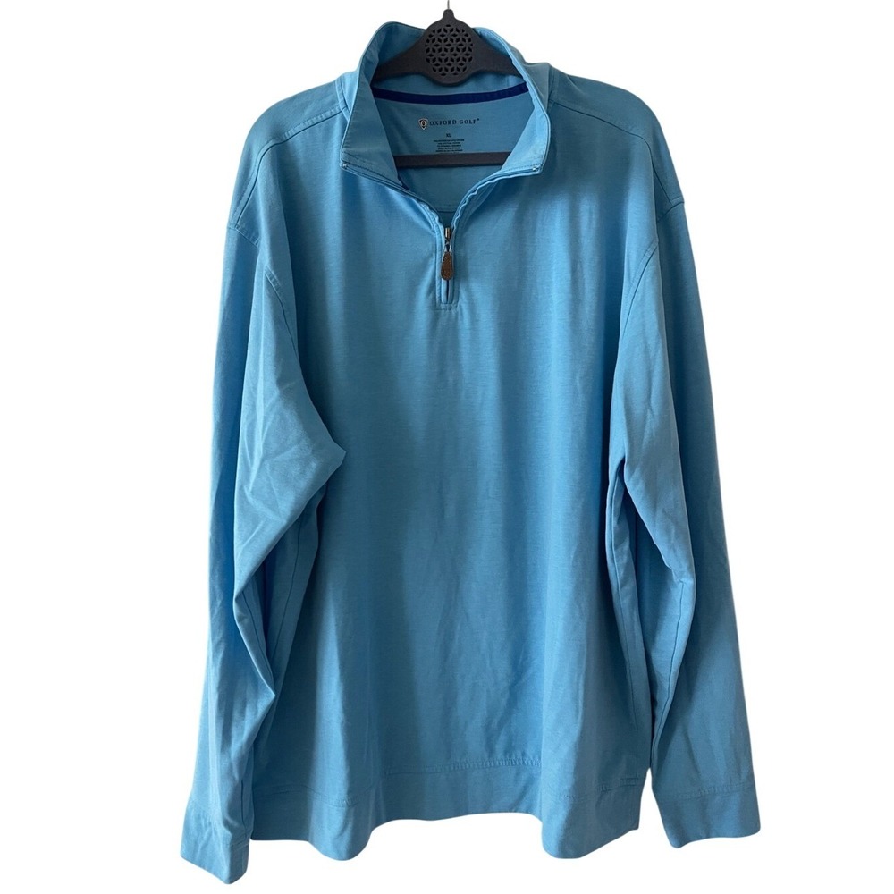 Oxford Golf‎ Men's 1/4 Zip Golf Shirt XL